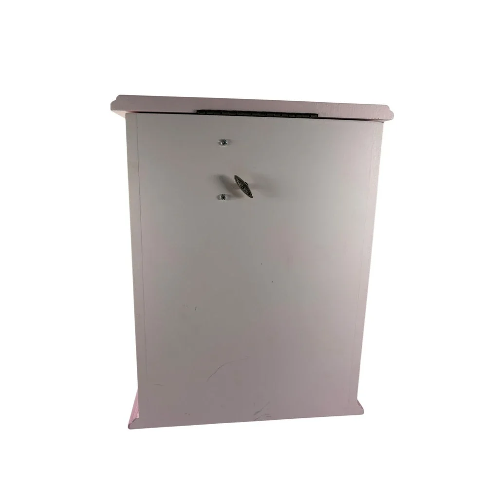 Unbranded Jewelry Armoire Kids OS Pink Good Musical Bird Flower Wood Box